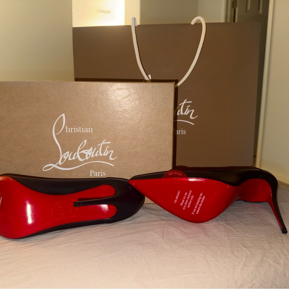 NEW NEVER WORN Christian Louboutin Sporty Kate 100mm - Picture 2 of 8